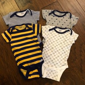 Lot of Boy's Gerber Onesies